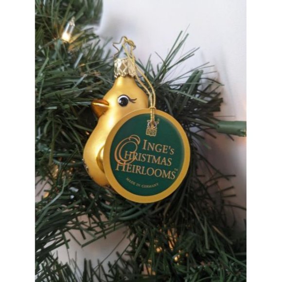 Rubber Duck Retired Old World Christmas Inge Glas Ornament - Picture 4 of 6